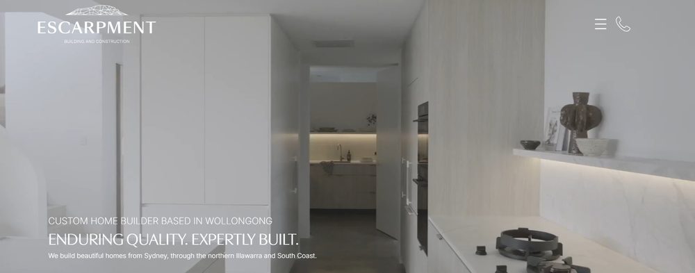 Escarpment — Custom home building